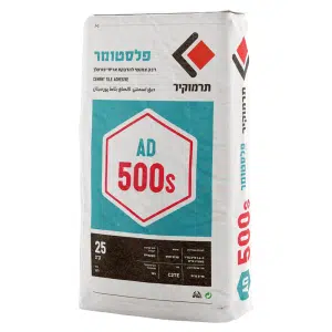 דבק קרמיקה פלסטומר AD 500 סופר תרמוקיר