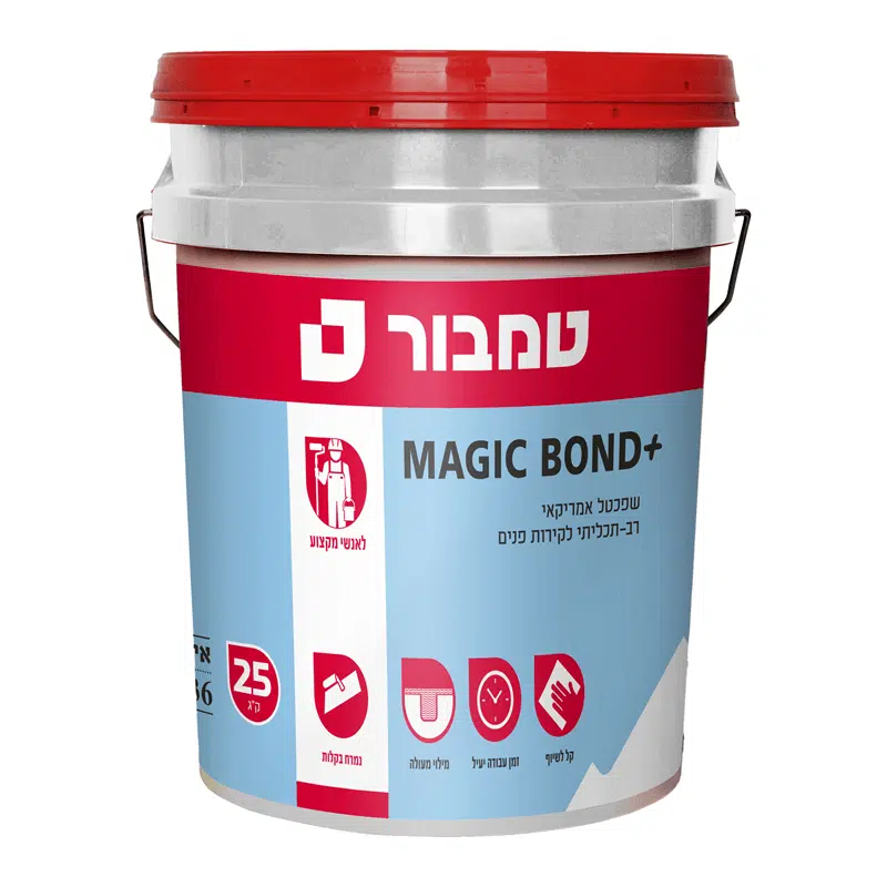 מגיק בונד סופר טמבור - שפכטל להחלקת קירות פנים