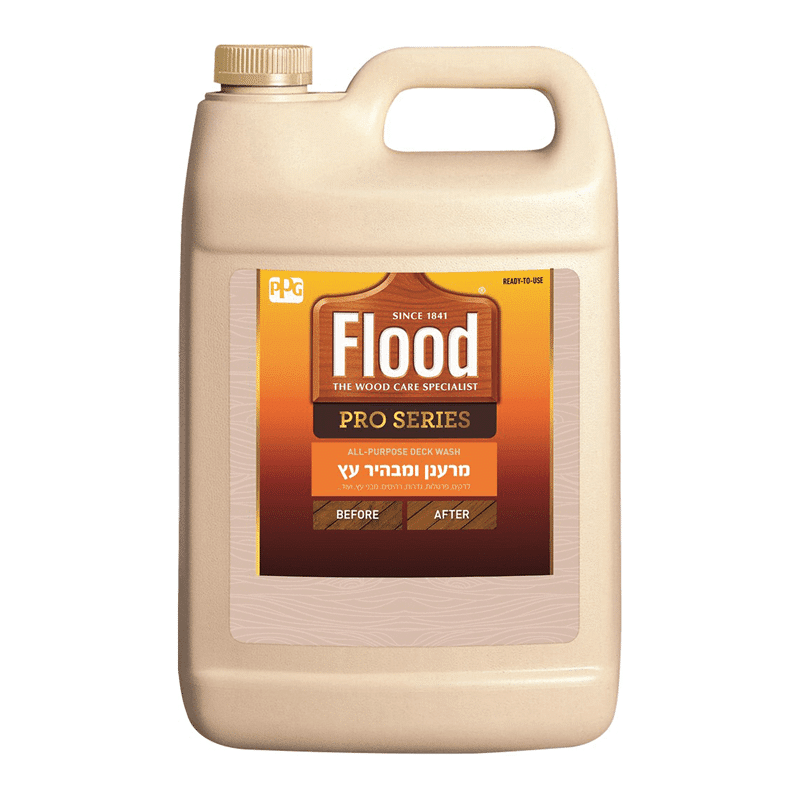 מרענן ומבהיר עץ Flood - ניקוי ותחזוקה תקופתית של עץ