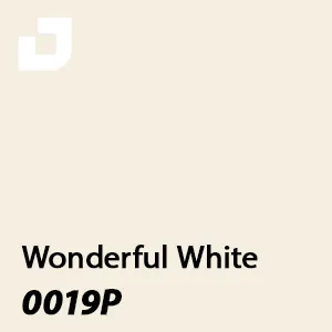 0019P - Wonderful White