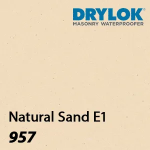 צבע אפוקסי לרצפות ומשטחי בטון E1 דריילוק Drylok גוון Natural Sand 957