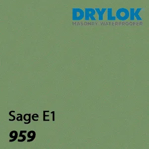 צבע אפוקסי לרצפות ומשטחי בטון E1 דריילוק Drylok גוון Sage 959