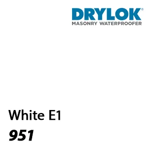 צבע אפוקסי לרצפות ומשטחי בטון E1 דריילוק Drylok גוון White 951
