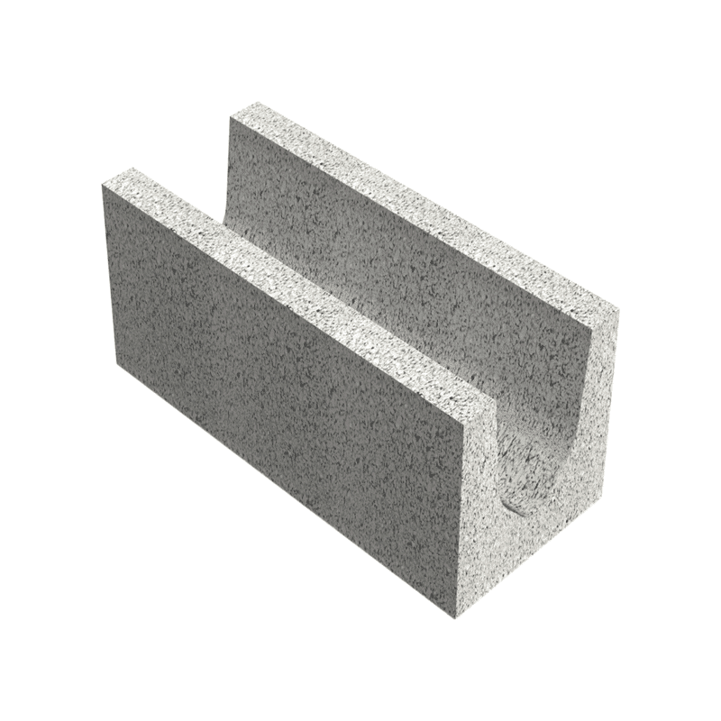 בלוק פומיס תעלה לבנייה - ProBuilder חומרי בניין